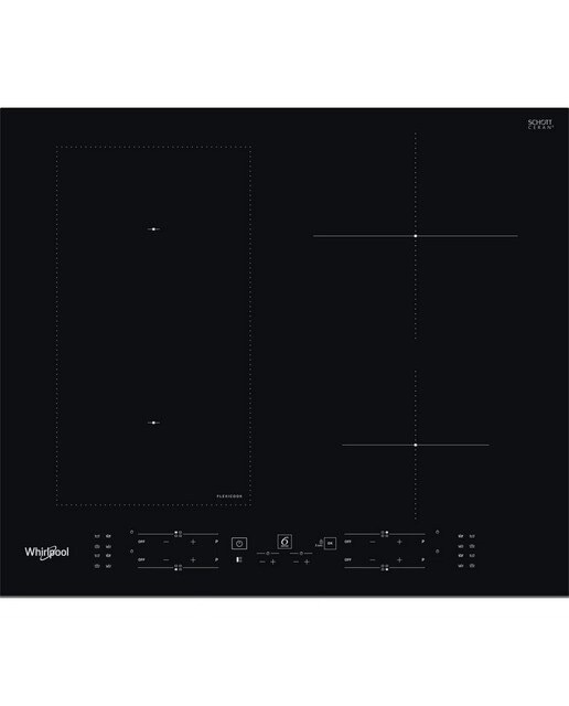 Imagem 0 de Placa de Indução e Vitrocerâmica Whirlpool FlexiCook WL B1160 BF de 4 Zonas - Preto