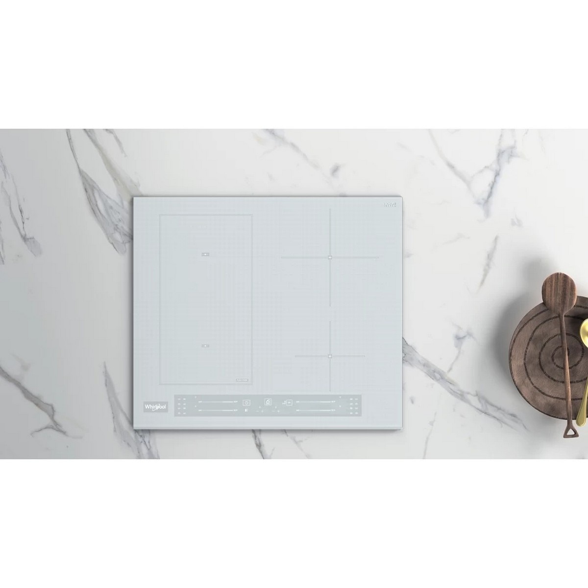 Placa de Indução e Vitrocerâmica Whirlpool FlexiCook WL S5360 BF/W com 4 Zonas e de 59 cm - Branco Branco-4