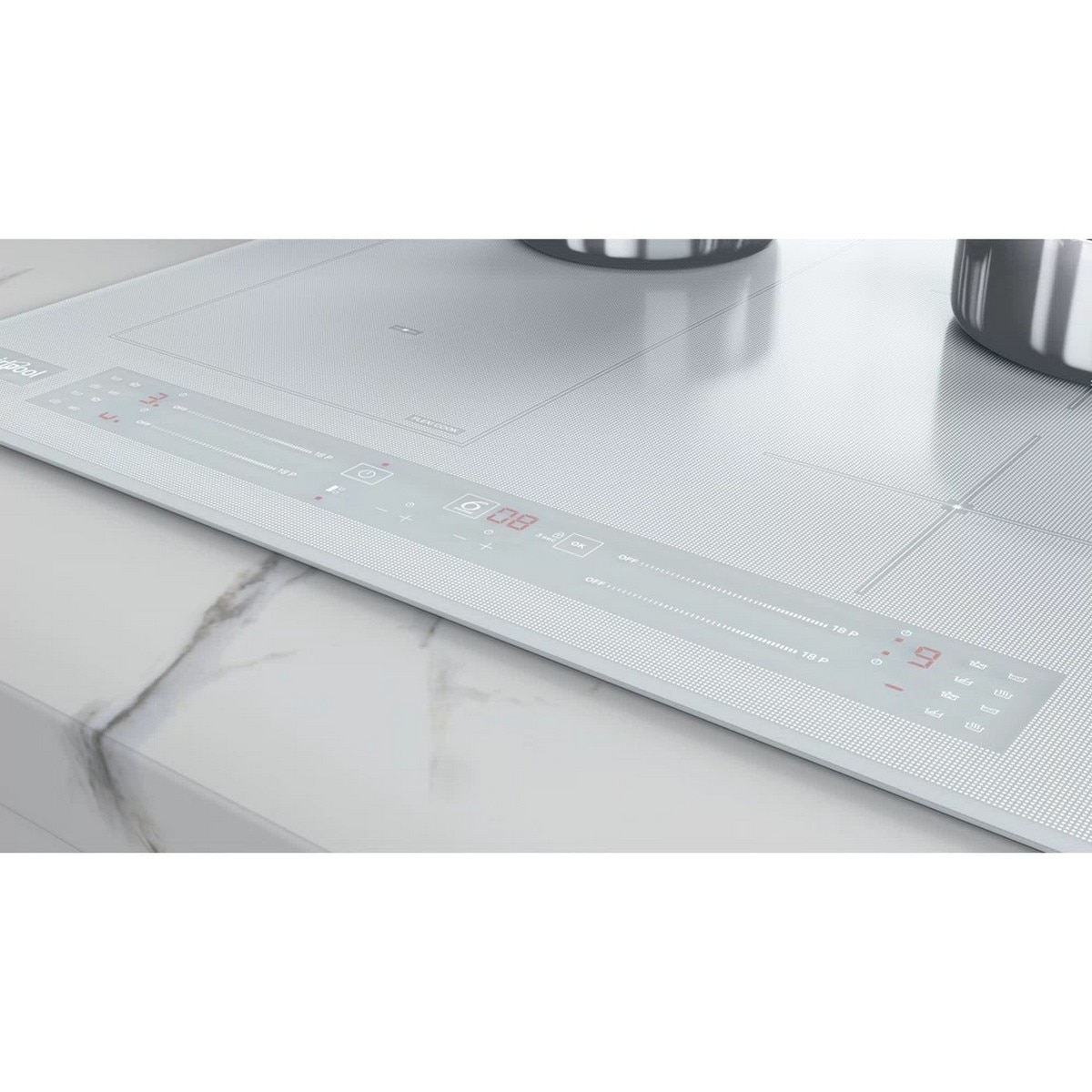 Placa de Indução e Vitrocerâmica Whirlpool FlexiCook WL S5360 BF/W com 4 Zonas e de 59 cm - Branco Branco-6