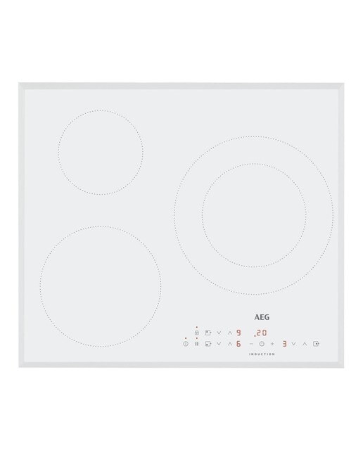 Imagem 0 de Placa de Indução AEG IKB63300FW, Função PowerBoost, de 3 Zonas e de 60 cm - Branco