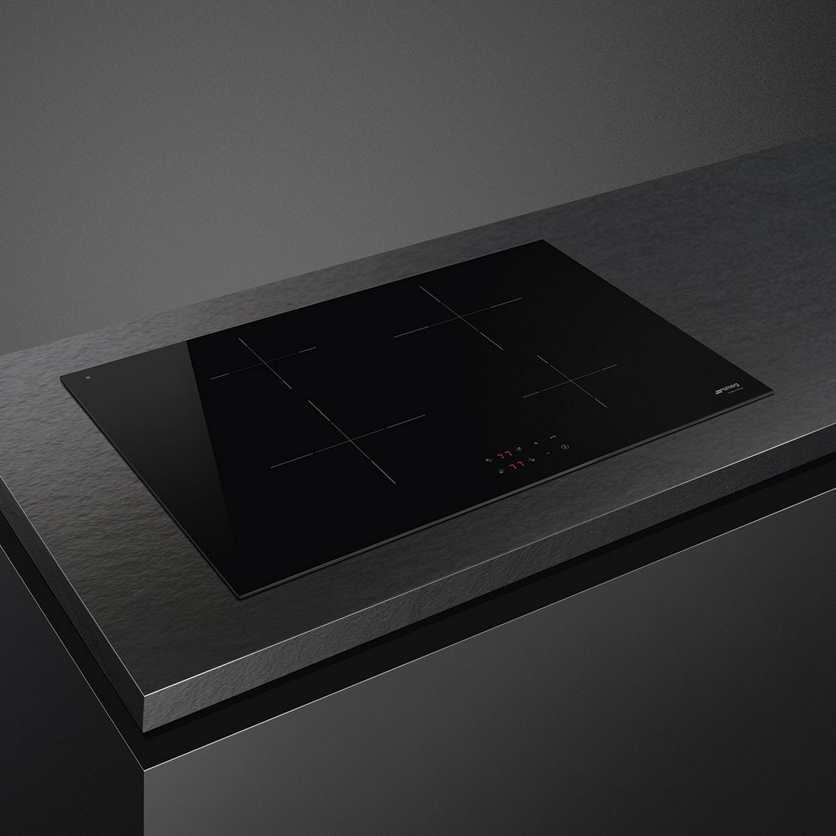 Placa de Indução Smeg Universal SI2741D MultiZona de 75 cm - Ceran Preto Preto-3