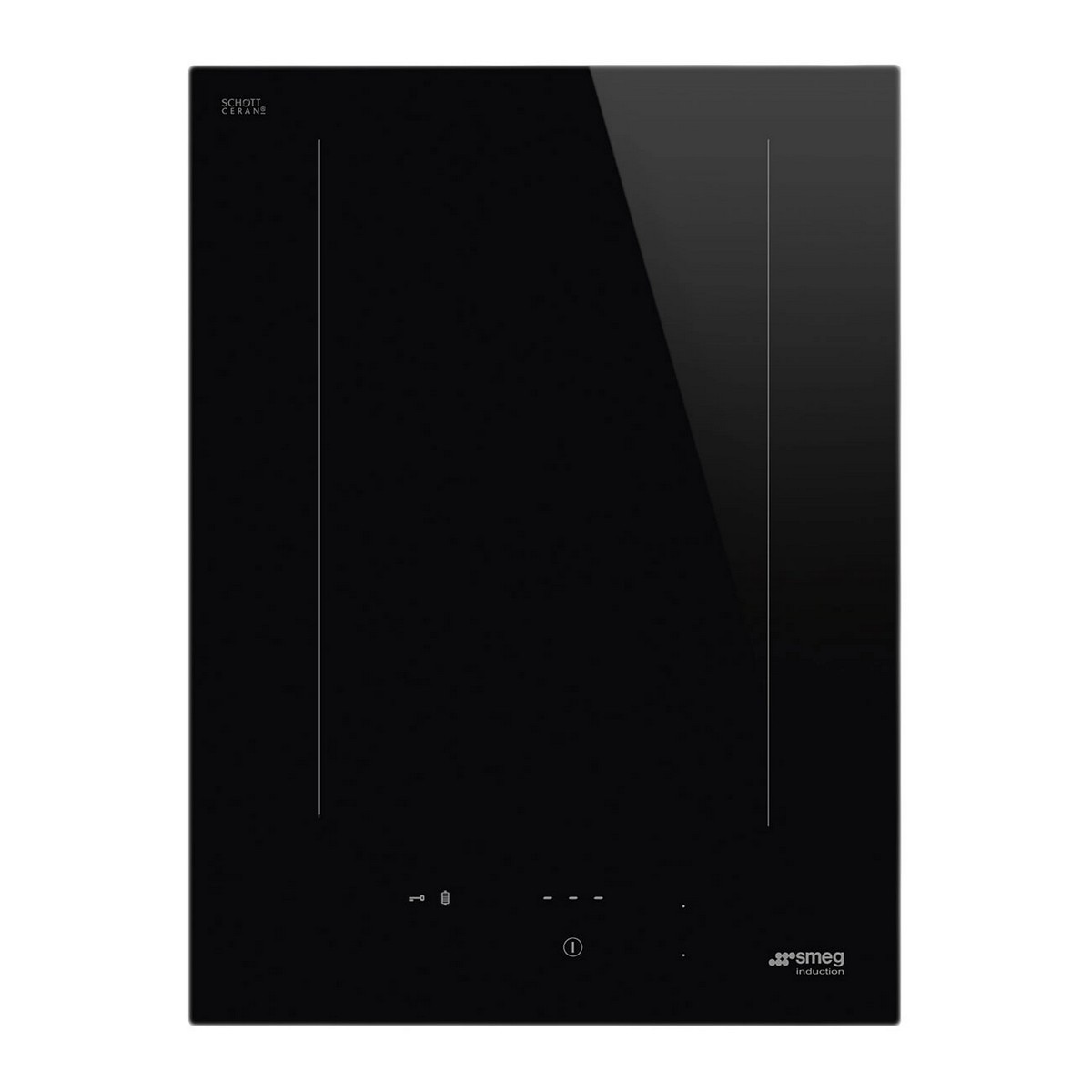Placa de Indução Smeg Universal SIM3323D Multizona de 38 cm - Ceran Preto Preto-2