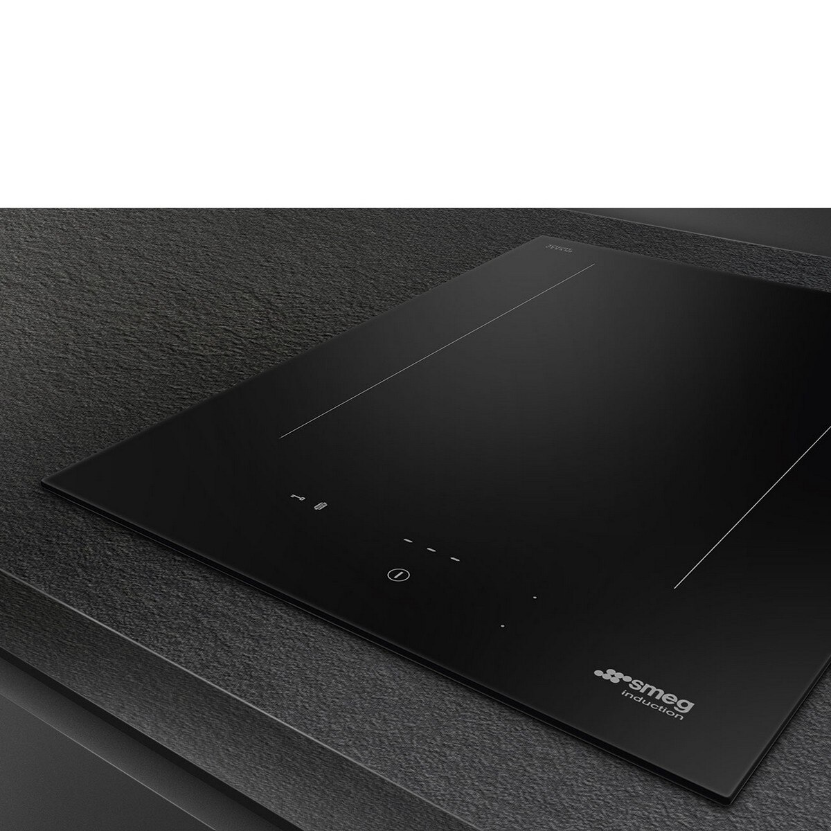 Placa de Indução Smeg Universal SIM3323D Multizona de 38 cm - Ceran Preto Preto-4