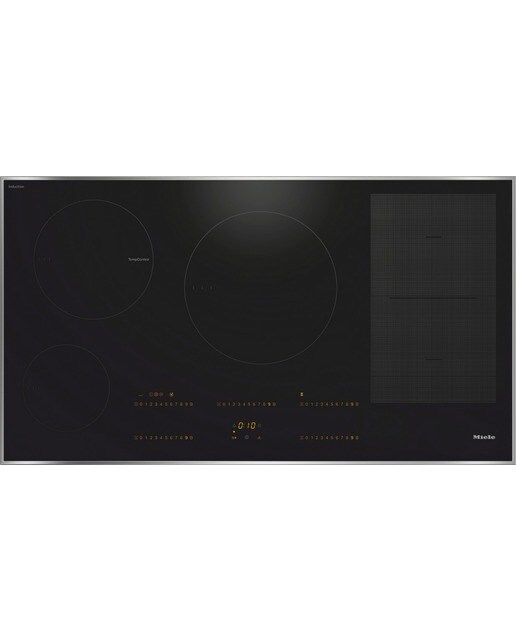 Placa de Indução Miele SmartSelect e TempControl KM 7699 FR com 5 Zonas e de 95 cm - Preto Preto-1