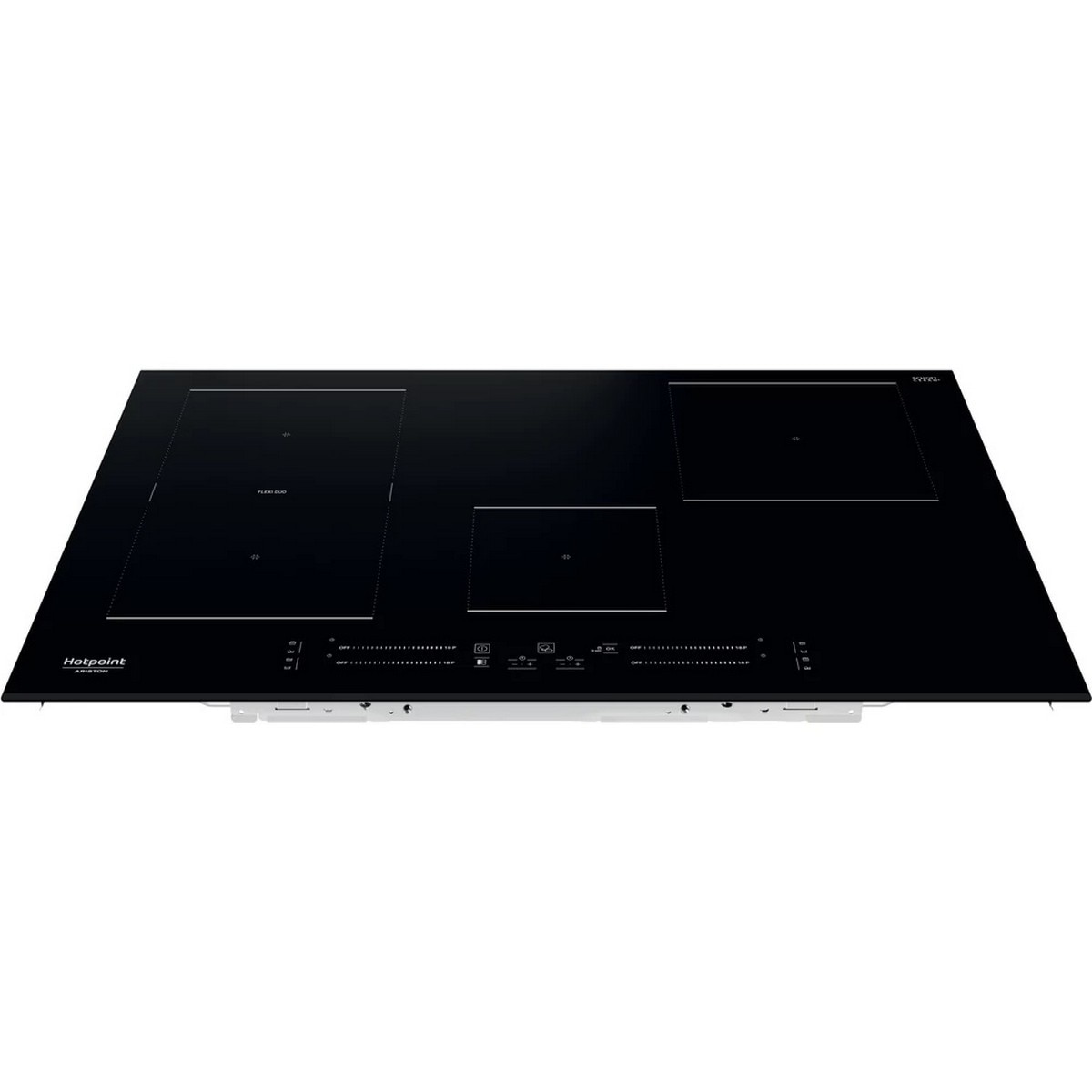 Placa de Indução HotPoint HS 3377C BF de 4 Zonas e de 77 cm - Ceramic Glass Preto Preto-2
