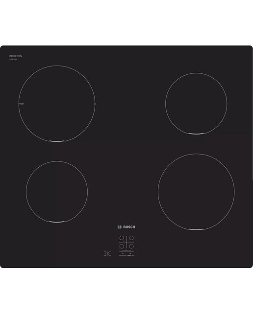 Placa de Indução Bosch Série 2 PUG611AA5D com 4 Zonas e de 60 cm - Preto Preto-1