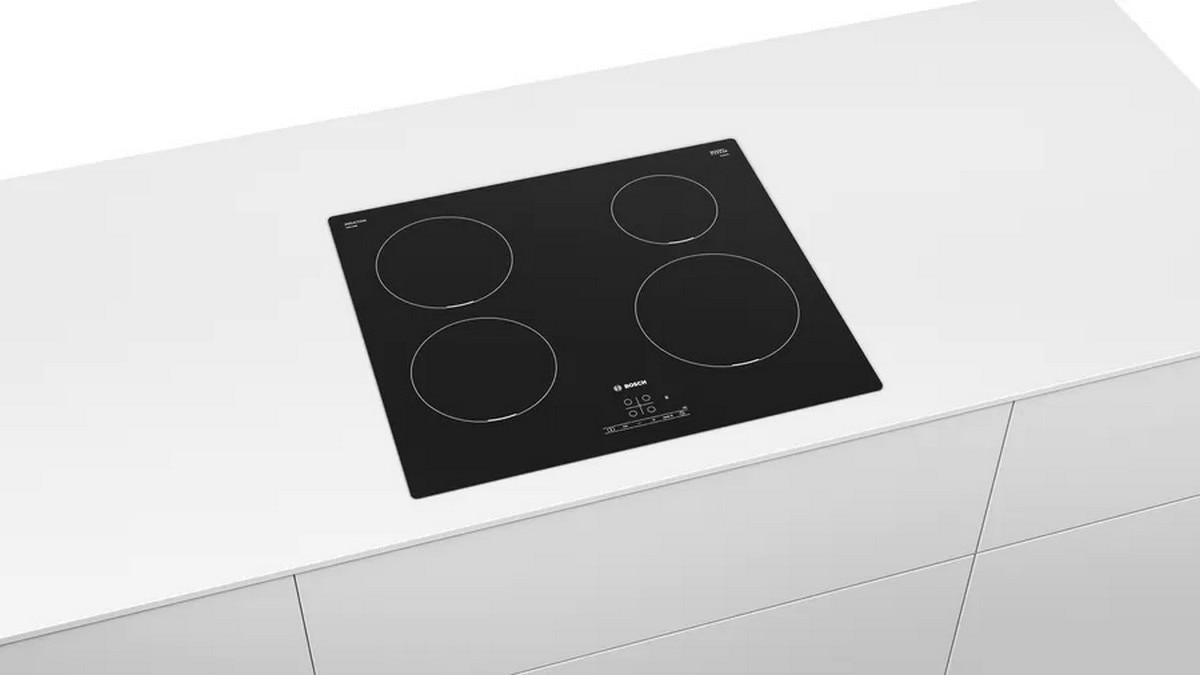 Placa de Indução Bosch PIE611BB5E Surface Mount With Frame de 60 cm, 4 Zonas para Cozinhado - Preto Preto-4