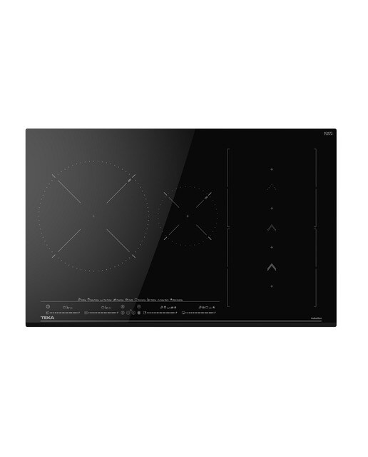 Placa de Indução Flex Teka IZS86630 MST BK de 80 cm com SlideCooking e 4 Zonas de Cozinhado - Preto Preto-1