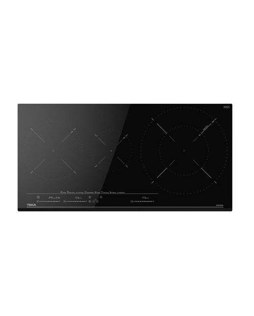 Placa de Indução Teka IZC83620 MST BK Controlo Tátil MultiSlider, de 3 Zonas e de 80 cm - Preto Preto-1