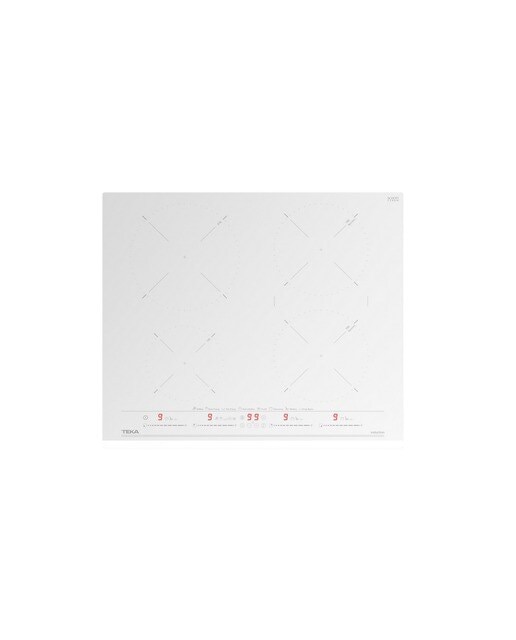 Placa de Indução Teka IZC 64630 WH MasterSense com 4 Zonas e de 60 cm - Vidro Branco Branco-1