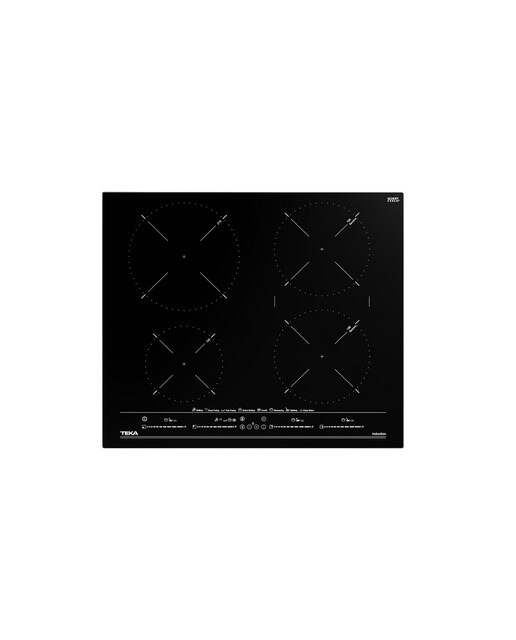 Placa de Indução Teka ITC 64630 BK MasterSense com 4 Zonas e de 60,6 cm - Vidro Preto Preto-1