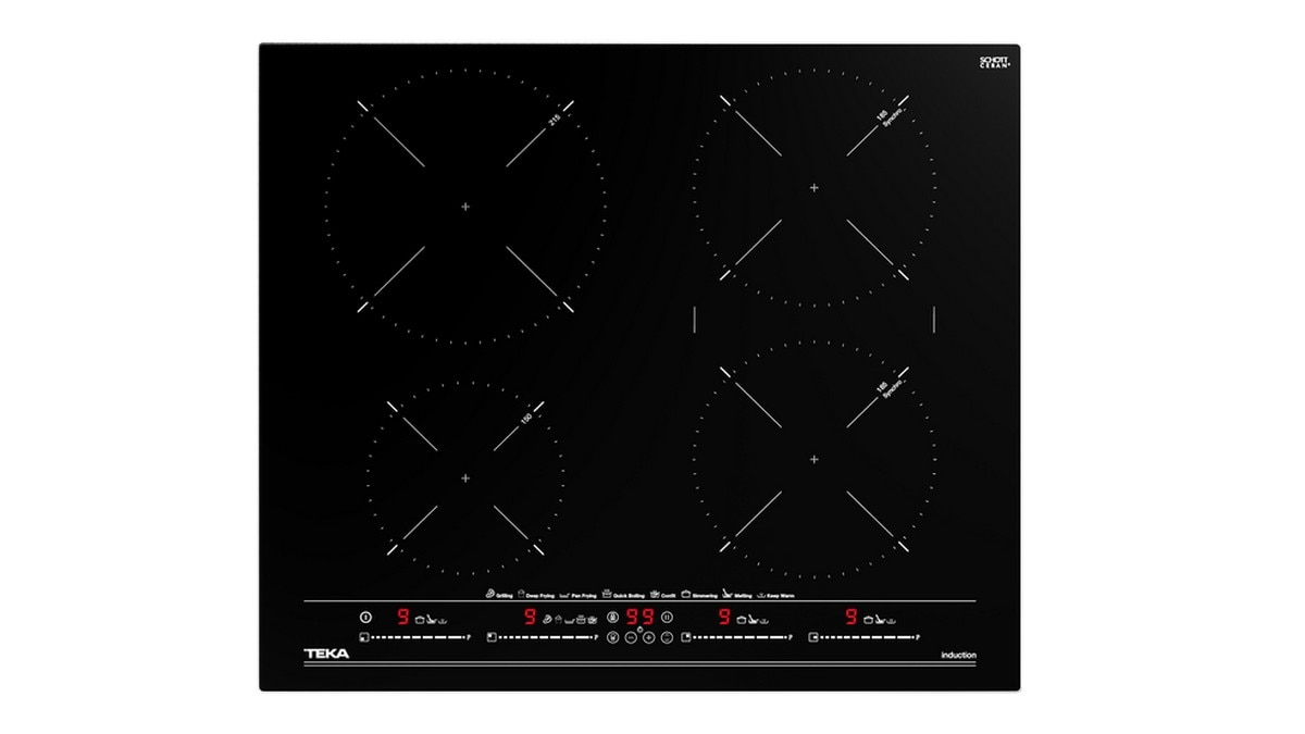 Placa de Indução Teka ITC 64630 BK MasterSense com 4 Zonas e de 60,6 cm - Vidro Preto Preto-2