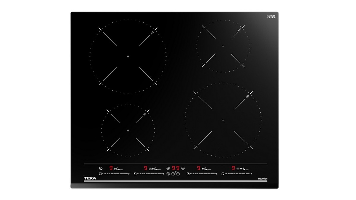 Placa de Indução Teka IZC 64320 BK Touch Control MultiSlider com 4 Zonas e de 60 cm - Vidro Preto Preto-2