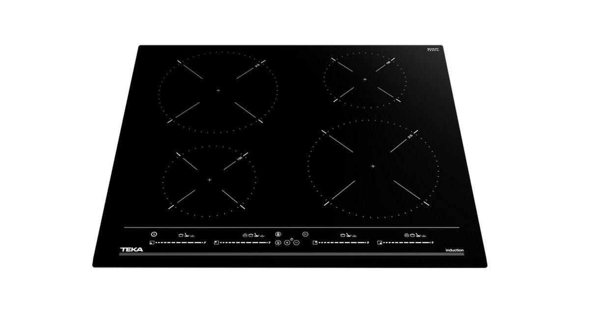 Placa de Indução Teka IZC 64320 BK Touch Control MultiSlider com 4 Zonas e de 60 cm - Vidro Preto Preto-3