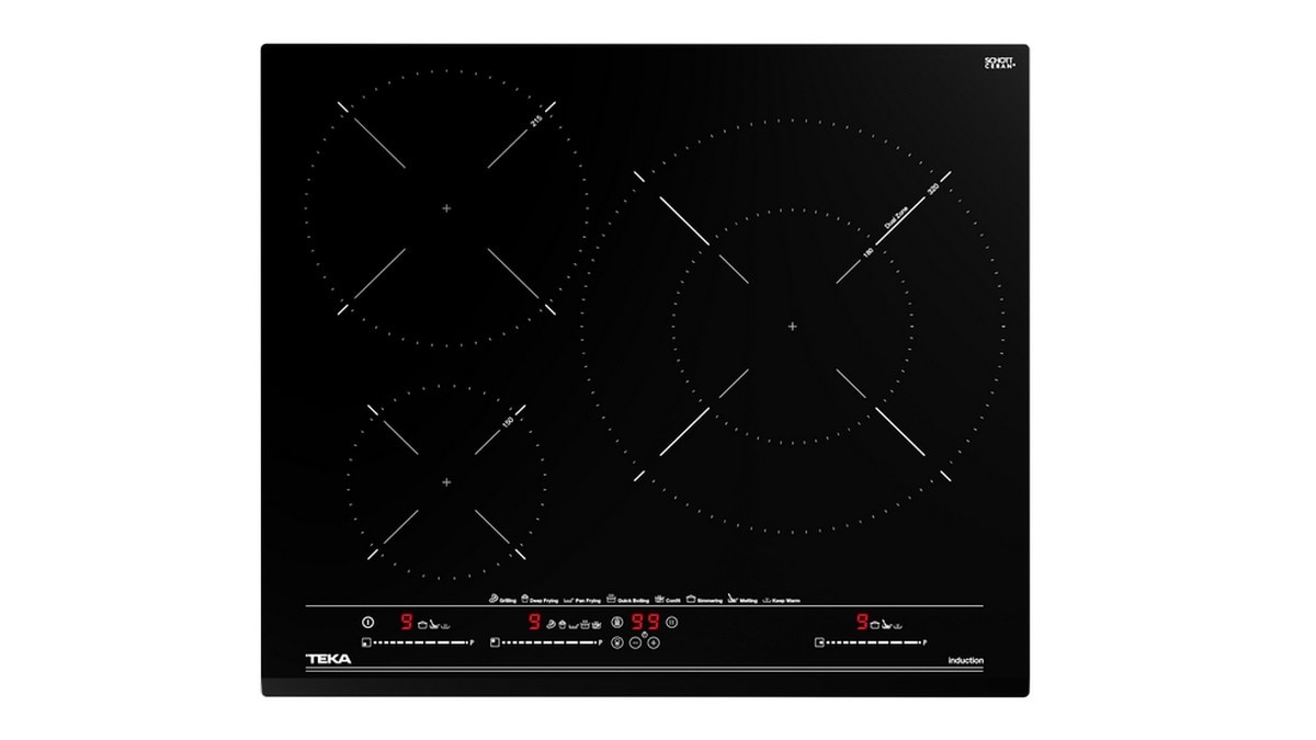 Placa de Indução Teka IZC 63630 BK MasterSense com 3 Zonas e de 60 cm - Vidro Preto Preto-2