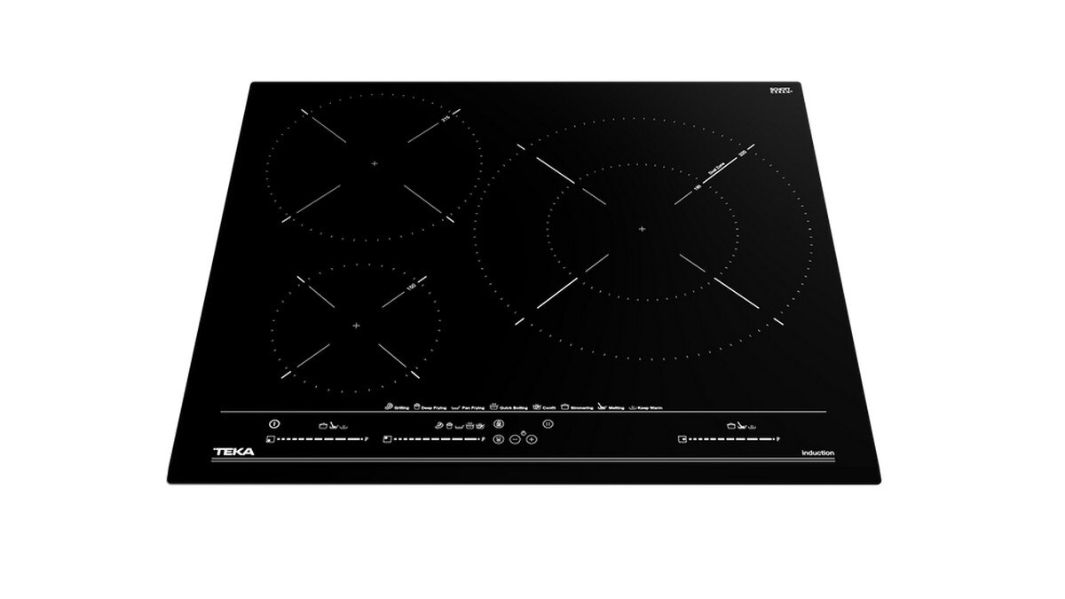 Placa de Indução Teka IZC 63630 BK MasterSense com 3 Zonas e de 60 cm - Vidro Preto Preto-3