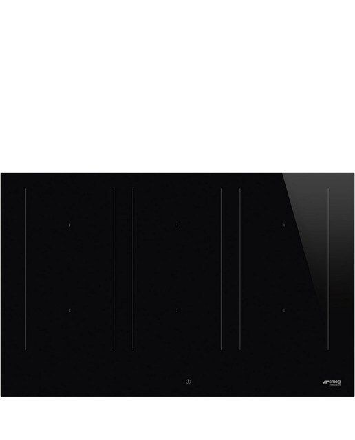 Placa de Indução Smeg Universal SIM3864D MultiZona, com 6 Zonas e de 80 cm - Vidro Preto Ceramic Eclipse Preto-1