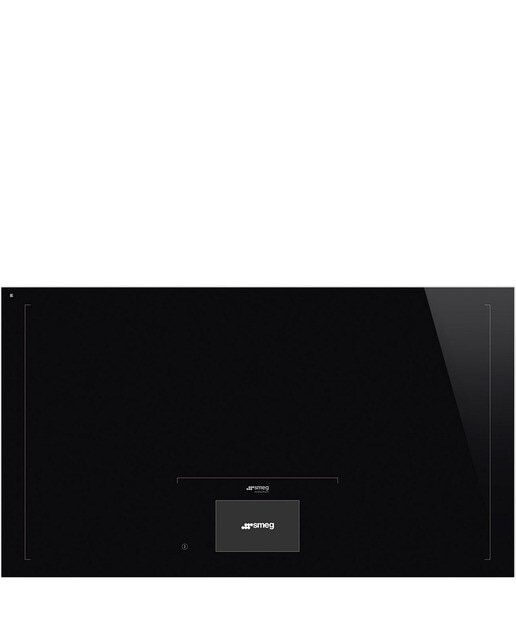 Placa de Indução Smeg Universal SIA1963D com 6 Zonas e de 90 cm - Vidro Preto em 'Glassy' Ceramic Preto-1