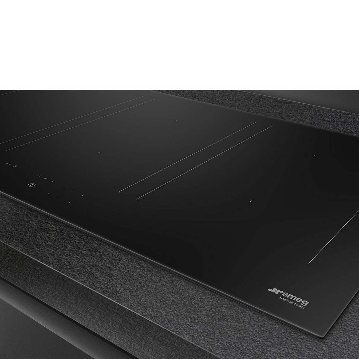 Placa de Indução Smeg Universal SIM3964D MultiZone com 6 Zonas e de 90 cm - Vidro Preto em Ceramic Eclipse Preto-4