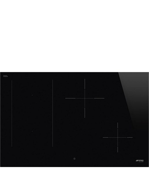 Placa de Indução Smeg Universal SIM3844D MultiZona de 80 cm - Vidro Preto em Ceramic Eclipse Preto-1