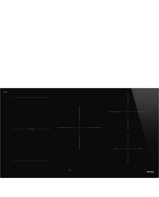 Placa de Indução Smeg Universal SI1M4954D MultiZone, de 90 cm - Vidro Preto em Vitrocerâmica Preto-1