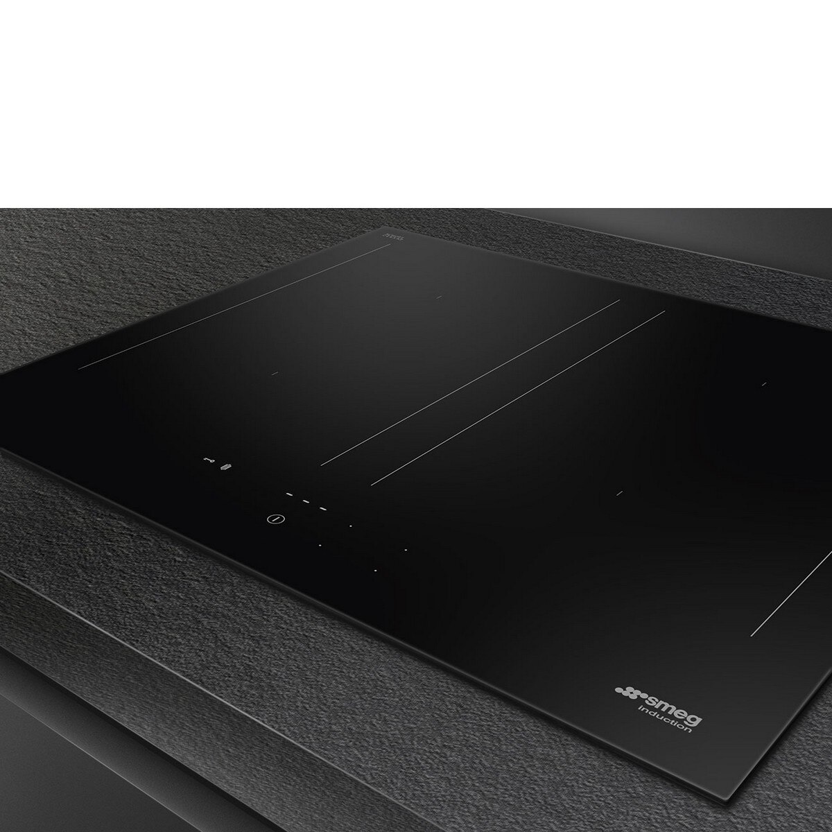 Placa de Indução Smeg Universal SIM3644D MultiZona de 60 cm - Preto em Vidro Ceramic Eclipse Preto-5
