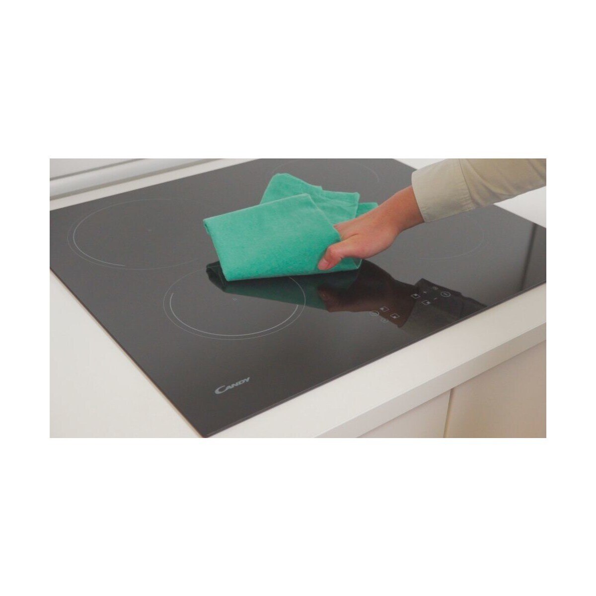 Placa de Indução Candy Idea CI642C/E1 Função Booster com 4 Zonas e de 59 cm - Preto Preto-7