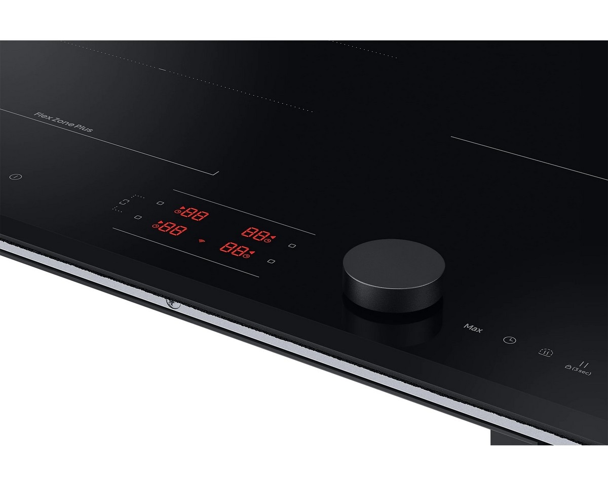 Placa de Indução Samsung Flex Zone Plus NZ64B6058GK com 4 Zonas e de 59 cm - Preto Preto-7