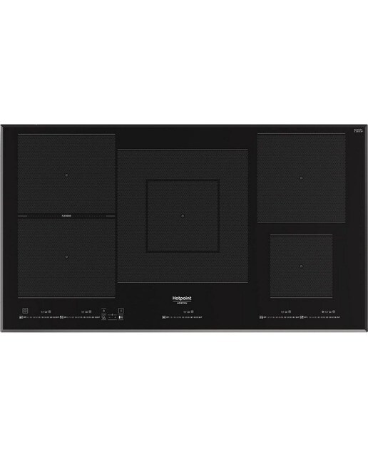 Imagem 0 de Placa de Indução Hotpoint HT 1090 BA Encastrável de 5 Zonas e 90 cm - Preto