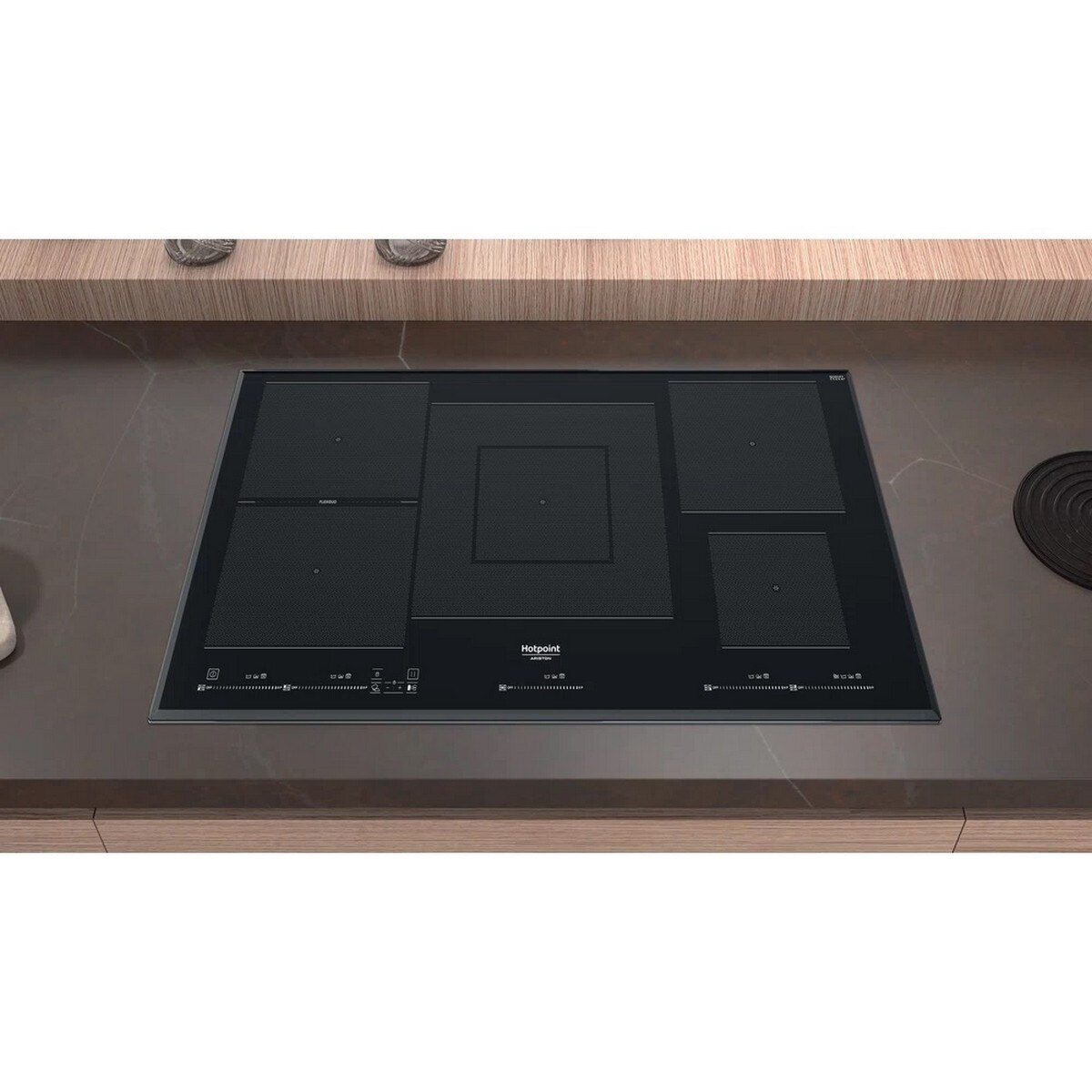 Placa de Indução Hotpoint HT 1090 BA Encastrável de 5 Zonas e 90 cm - Preto Preto-2