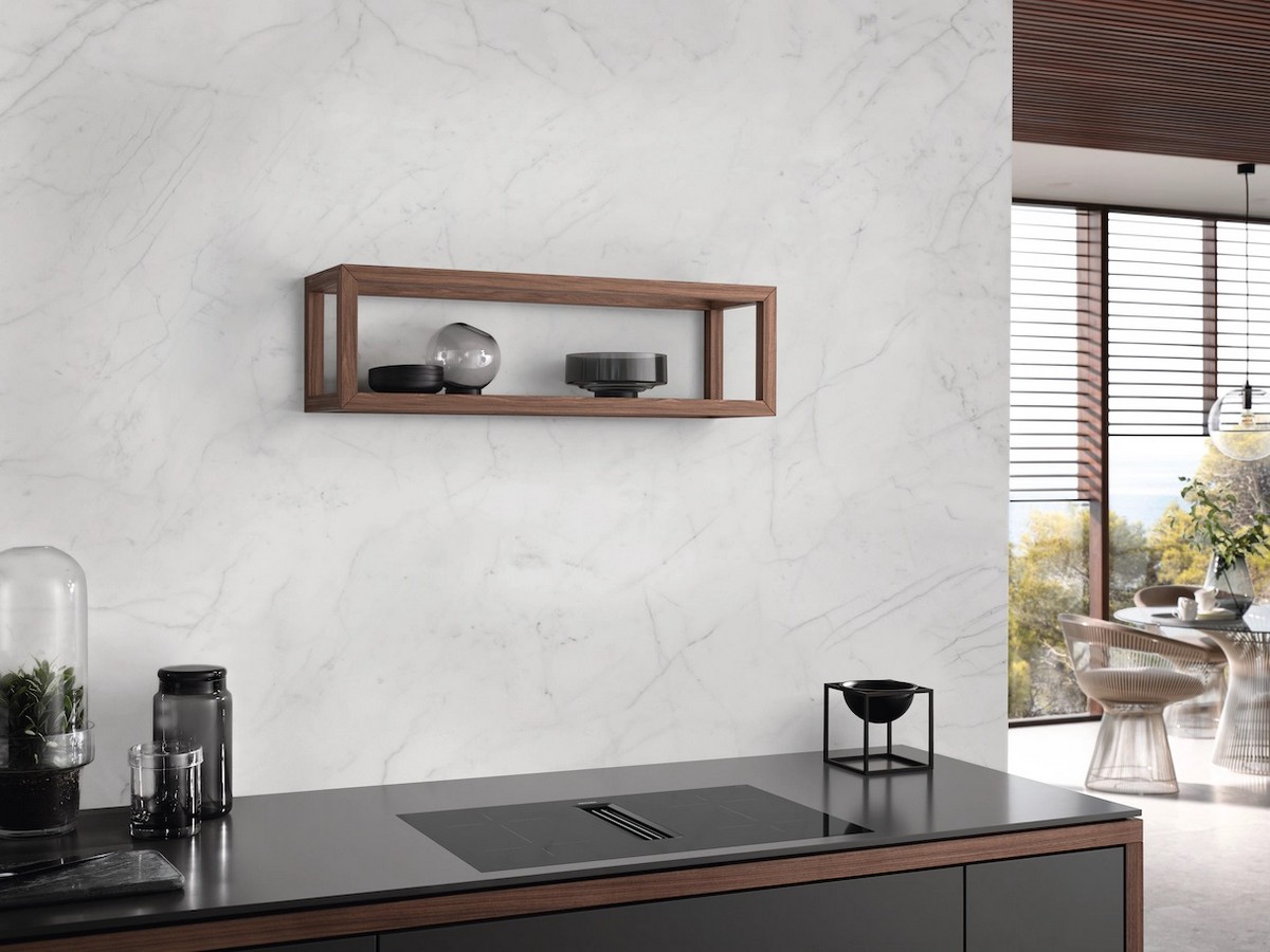 Placa de Indução com Exaustor Integrado Miele KMDA 7473 FL-U Silence de 4 Zonas e de 80 cm - Preto Aço inoxidável-4