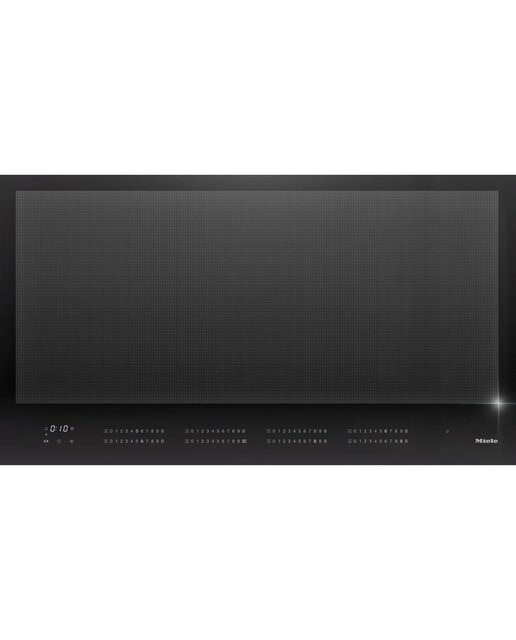 Placa de Indução Miele KM 7897-2 FL DiamondFinish de 1 Zonna de Indução Total, de 93,6 cm Preto-1