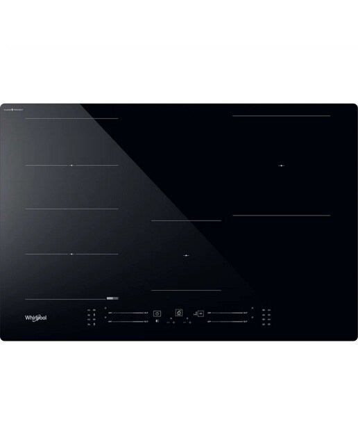 Imagem 0 de Placa de Indução e Vitrocerâmica Encastrável Whirlpool WF S1577 CPNE FlexiCook de 4 Zonas e de 77 cm - Preto