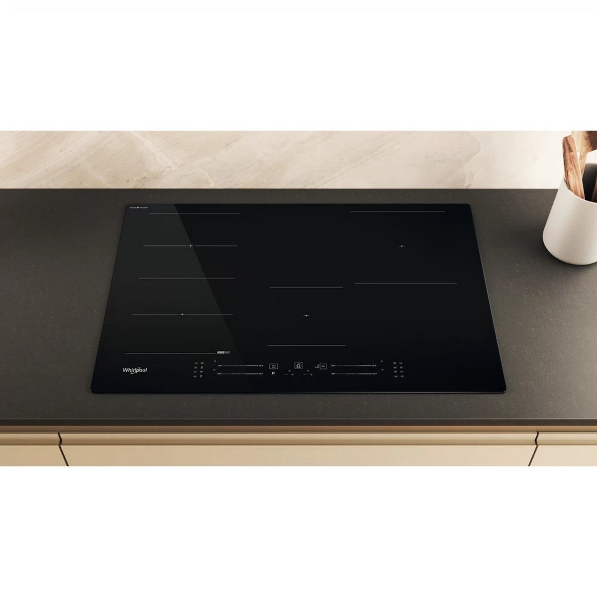 Placa de Indução e Vitrocerâmica Encastrável Whirlpool WF S1577 CPNE FlexiCook de 4 Zonas e de 77 cm - Preto Preto-4