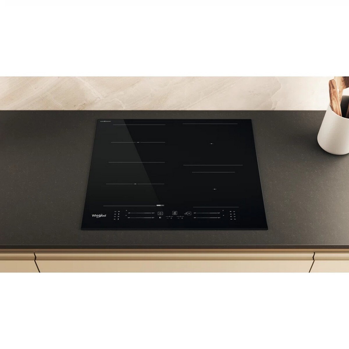 Placa de Indução e Vitrocerâmica Encastrável Whirlpool WF S5060 CPBF FlexiCook de 4 Zonas e de 59 cm - Preto Preto-6