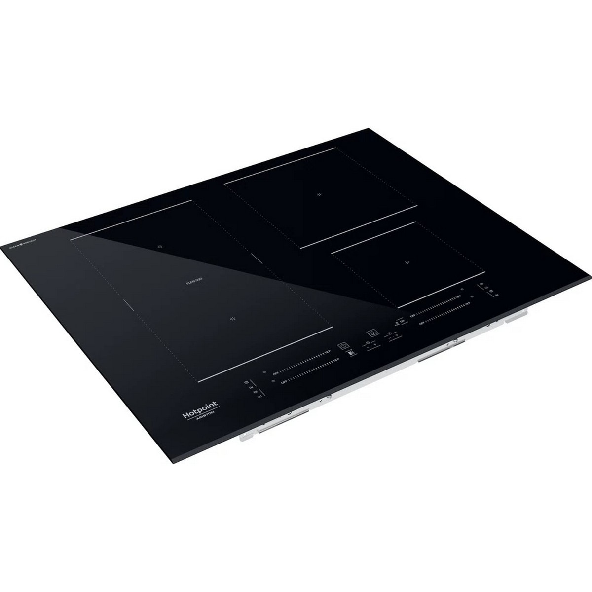 Placa de Indução Hotpoint Encastrável HS 1865C CPBF de 4 Zonas e 65 cm - Vidro Preto Preto-3