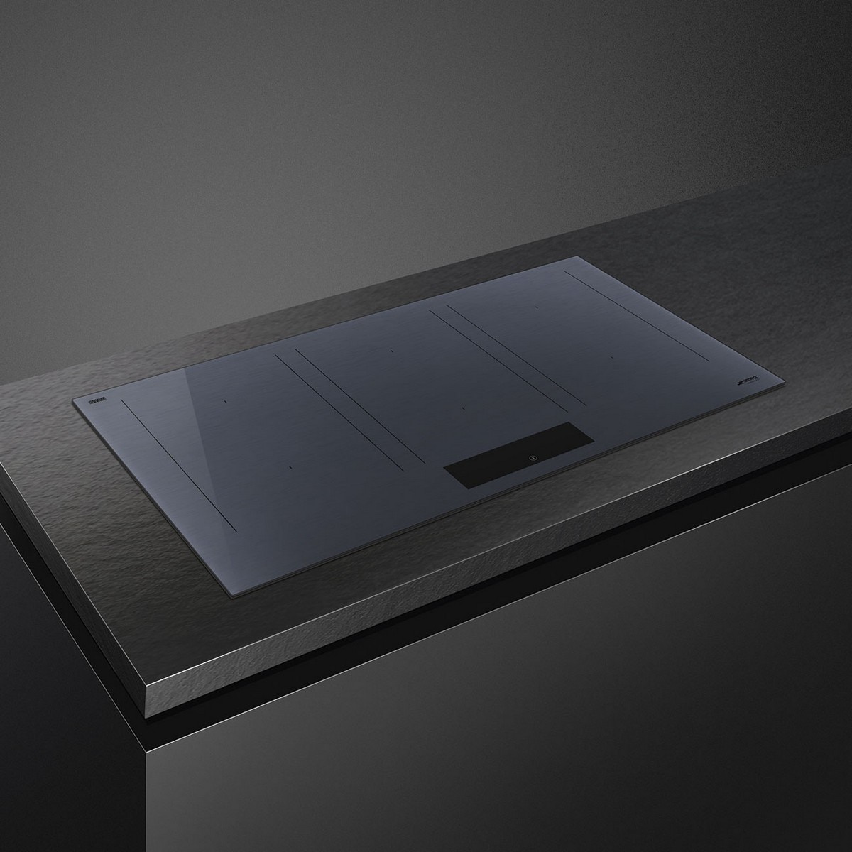 Placa de Indução Smeg Linea SIM1964DG Eco-logic de 6 Zonas e de 90 cm - Neptune Grey 2