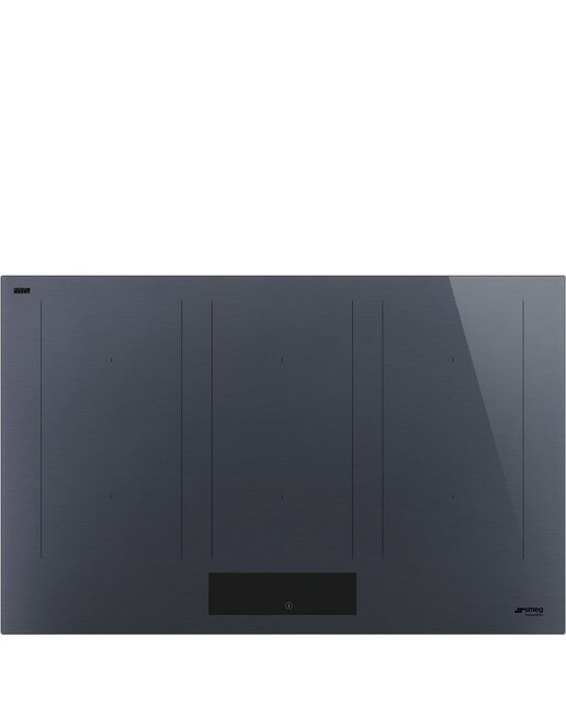 Placa de Indução Smeg Linea SIM1864DG MultiZona e Eco-logic de 6 Zonas e de 80 cm - Neptune Grey Cinzento-1