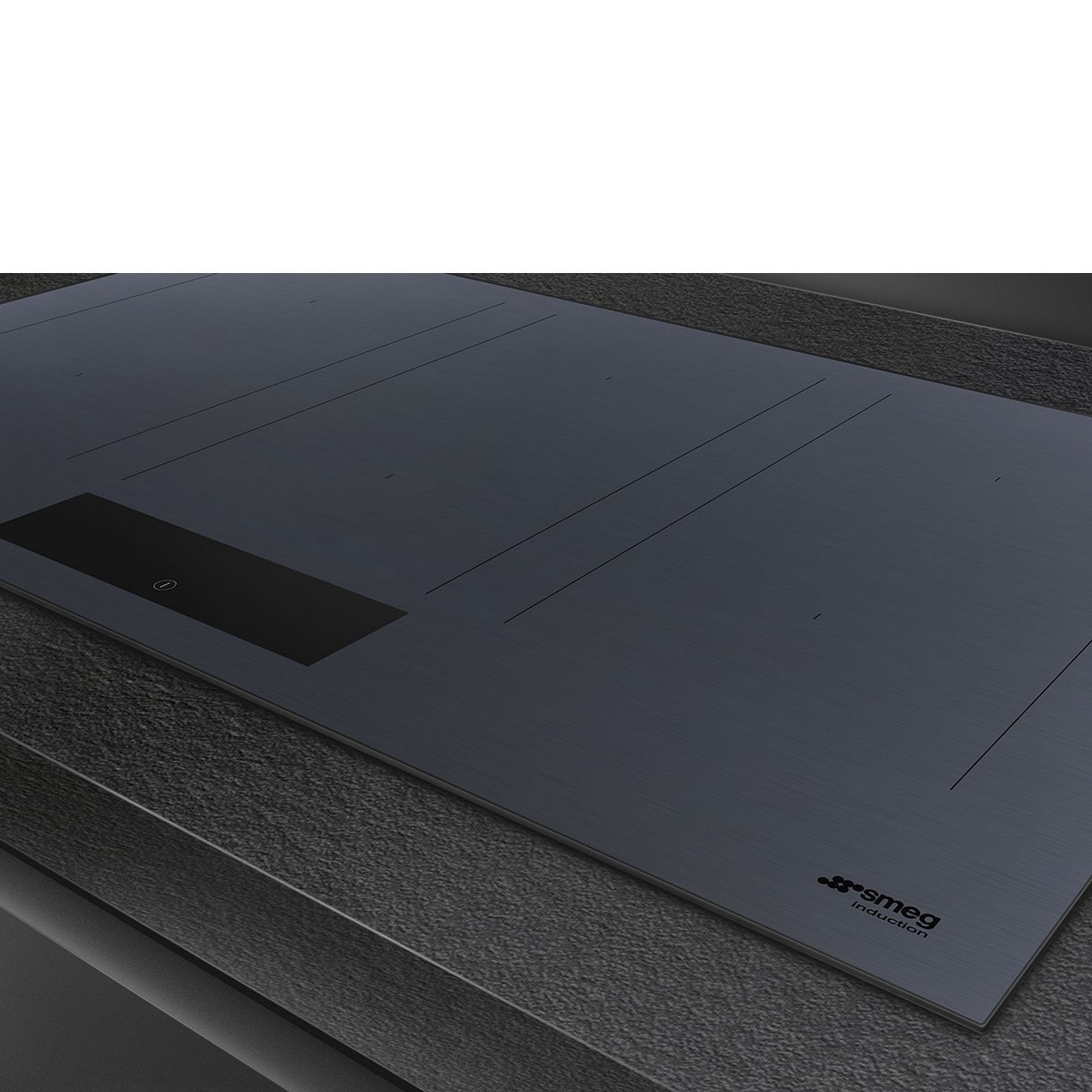 Placa de Indução Smeg Linea SIM1864DG MultiZona e Eco-logic de 6 Zonas e de 80 cm - Neptune Grey Cinzento-3
