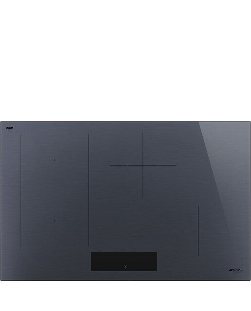 Placa de Indução Smeg Universal SIM1844DG MultiZona e Eco-logic de 4 Zonas e de 80 cm - Neptune Grey Cinzento-1