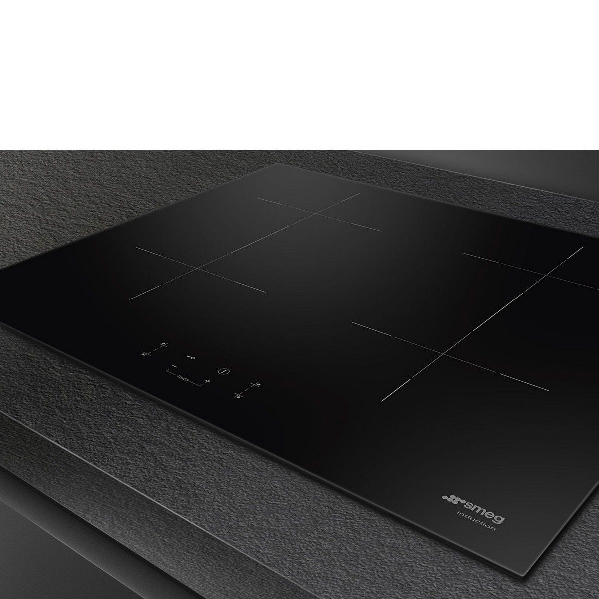 Placa de Indução Smeg Universal SIB2641D Eco-logic de 4 Zonas e de 60 cm - Preto Preto-3