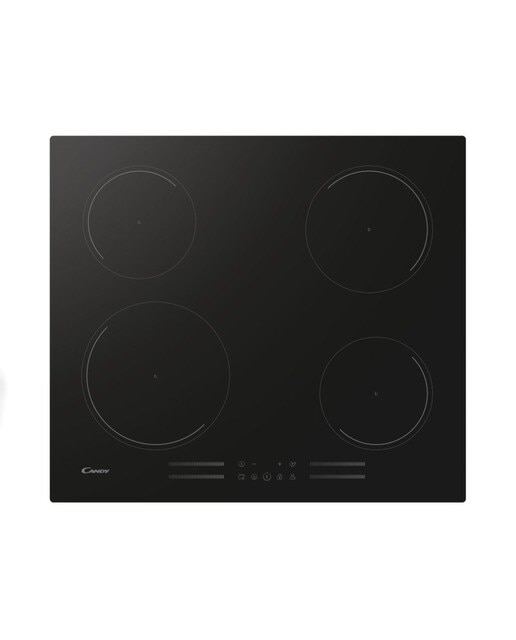 Placa de Indução Candy Moderna CI642MCBB Vitrocerâmica de 4 Zonas e de 59 cm - Preto Preto-1