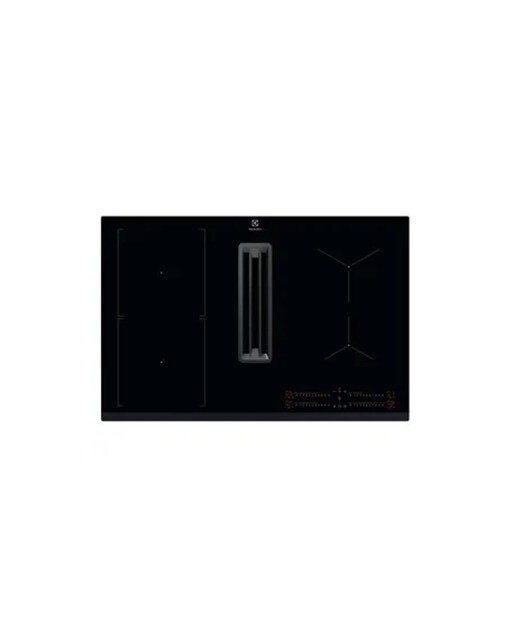 Placa de Indução com Exaustor Integrado Electrolux KCC83443 ComboHob de 4 Zonas e de 78 cm - Preto Preto-1
