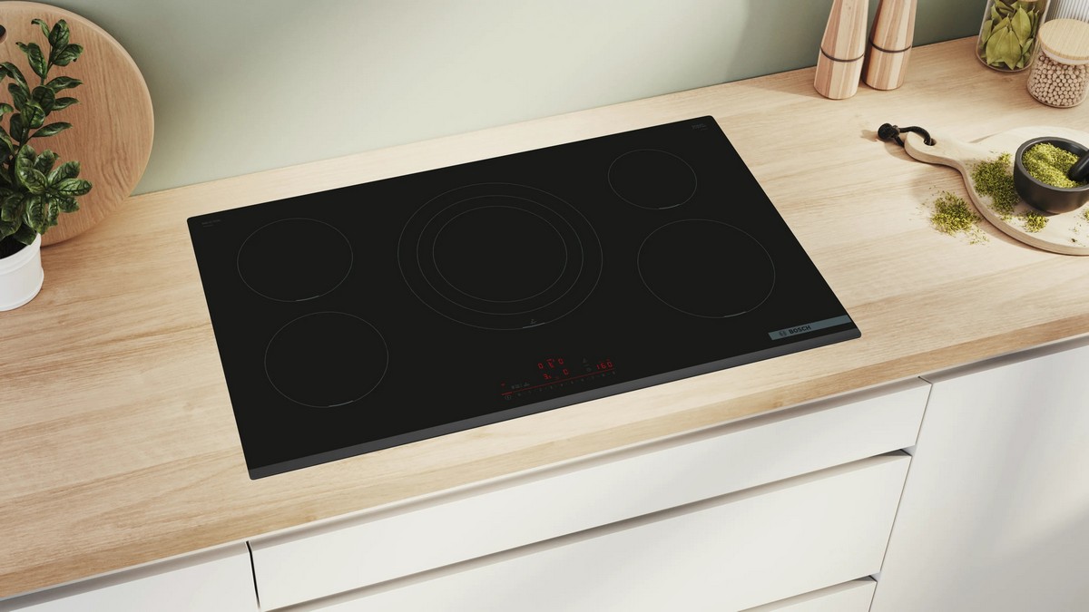 Placa de Indução Bosch Serie 6 PIV931HC1E de 5 Zonas e de 90 cm - Preto Preto-4