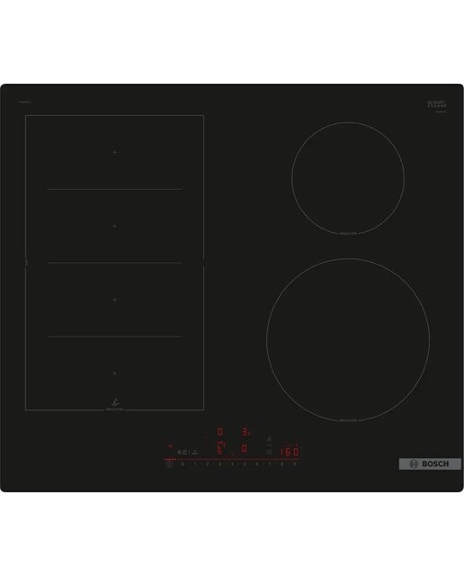 Imagem 0 de Placa de Indução Bosch Serie 6 PIX61RHC1E de 4 Zonas e de 60 cm - Preto