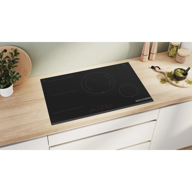 Placa de Indução Bosch Serie 6 PVS831HC1E de 4 Zonas e de 80 cm - Preto Preto-4