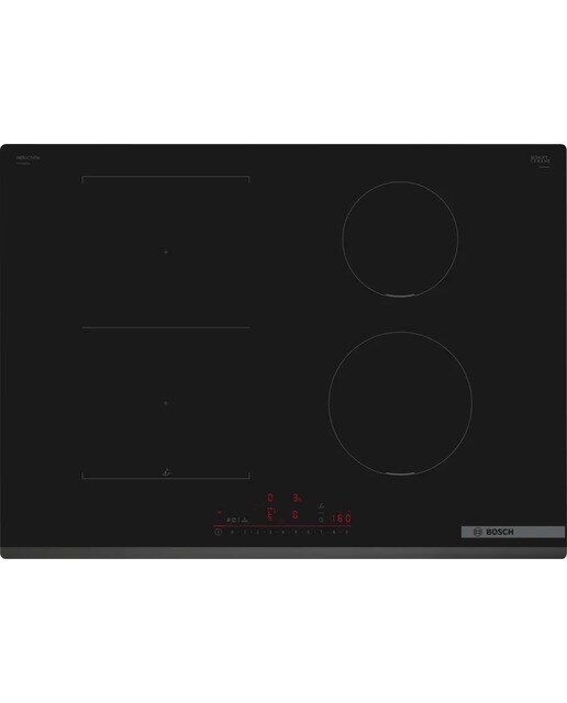 Placa de Indução Bosch Serie 6 PVS731HC1E de 4 Zonas e de 70 cm - Preto Preto-1