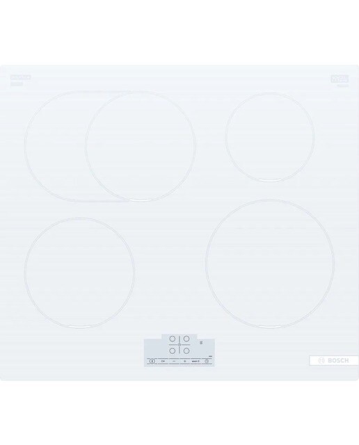 Imagem 0 de Placa de Indução Bosch Serie 6 PIF612BB1E de 4 Zonas e de 60 cm - Branco