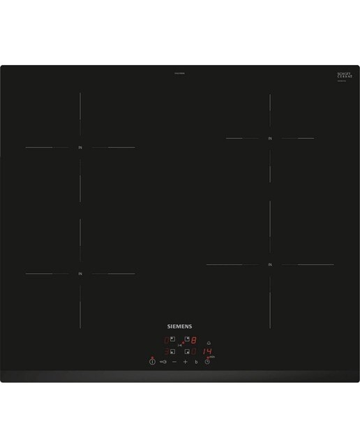 Imagem 0 de Placa de Indução Siemens EH631BEB6E Vitrocerâmica de 4 Zonas e de 60 cm - Preto
