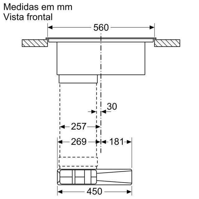 Placa de Indução com Exaustor Integrado Bosch PVQ731H26E CombiInduction, de 2 Zonas e de 70 cm - Preto Preto-2